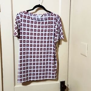 Flutter sleeve dress top